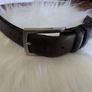 Vintage Trafalgar Verlaine Calf Distressed Leather Belt